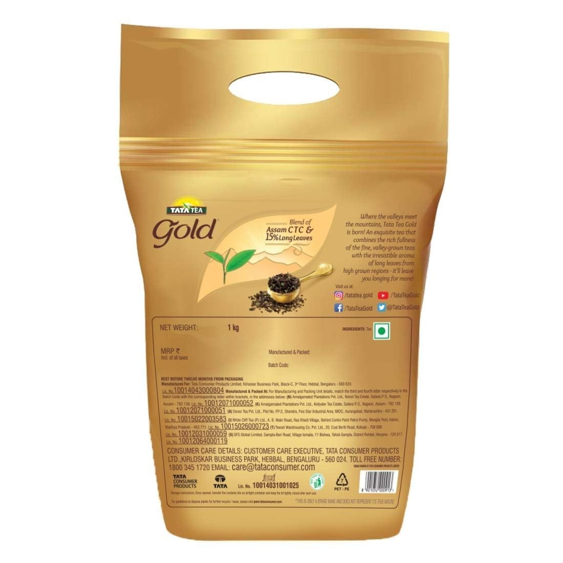 Tea Gold 35.27 Oz – Elegant Black Tea with Ginger & Lemon for Daily Enjoyment