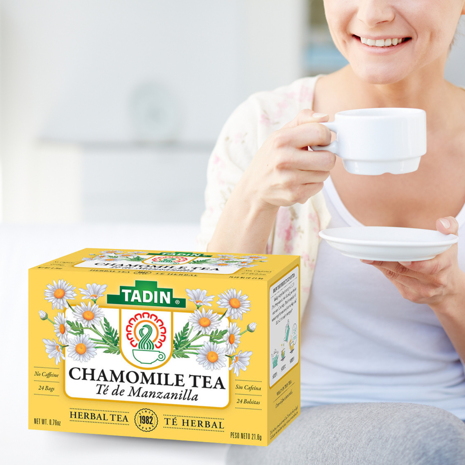 Tadin Manzanilla Chamomile Tea, 24 ct