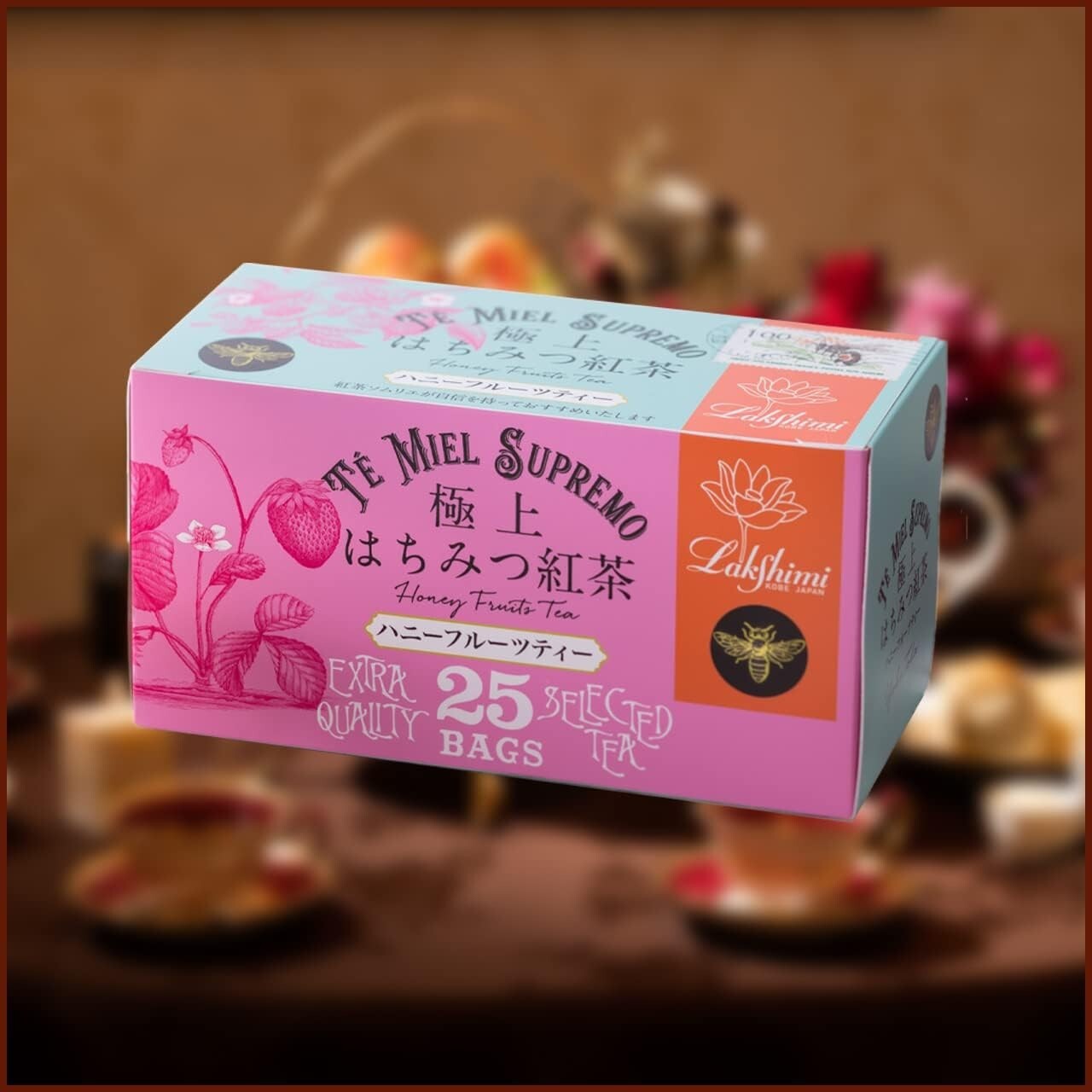 Lakshimi Premium Honey Fruit Tea 25 Tea Bags x 2 Box From Japan