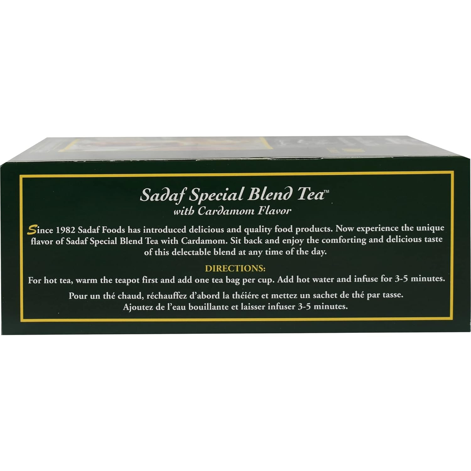 Cardamom Tea Bags – Special Blend Cardamom Ceylon Black Tea – Quicktea Product H