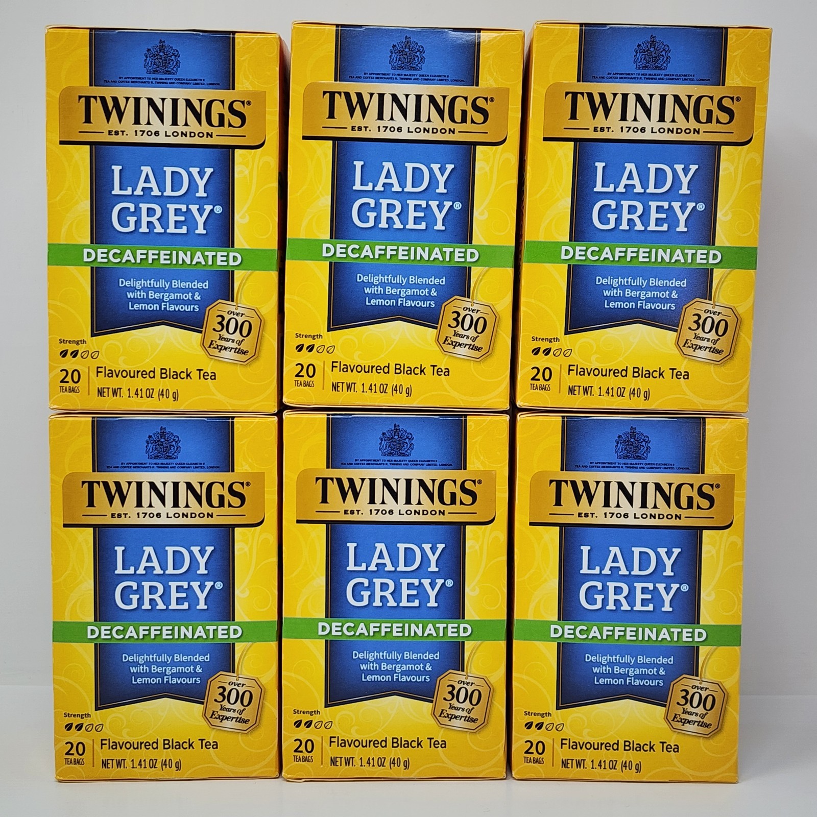 Twinings Lady Grey Decaffeinated Black Tea (120 Tea Bags) Exp 01/2028