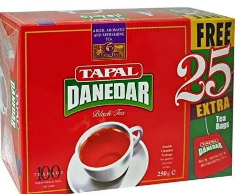 Tapal Danedar Tea Bags : Special Pack : 125 TEA Bags 100 TEA Bags+ 25 Extra bags