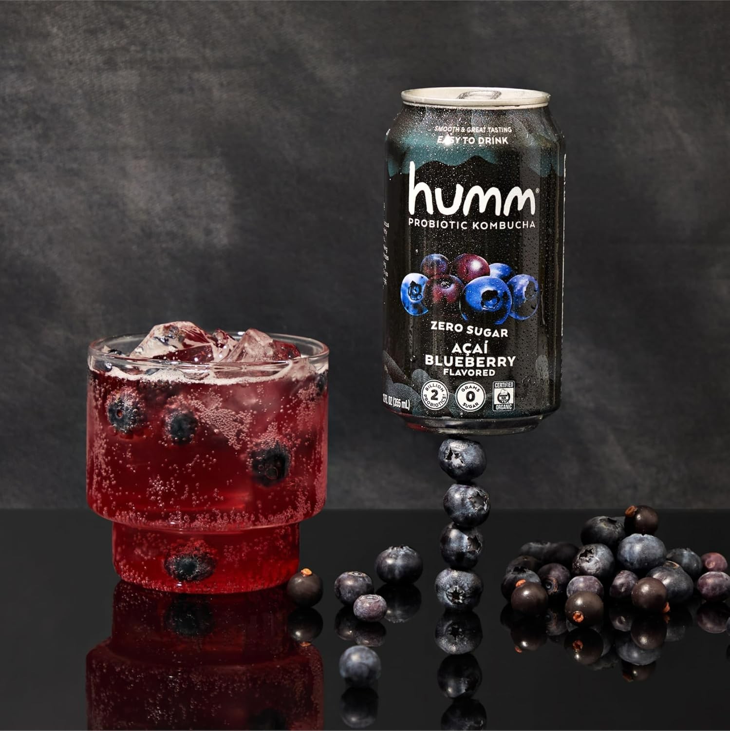 Humm Probiotic Kombucha Zero Sugar Variety Pack, No Refrigeration Needed, Ket…