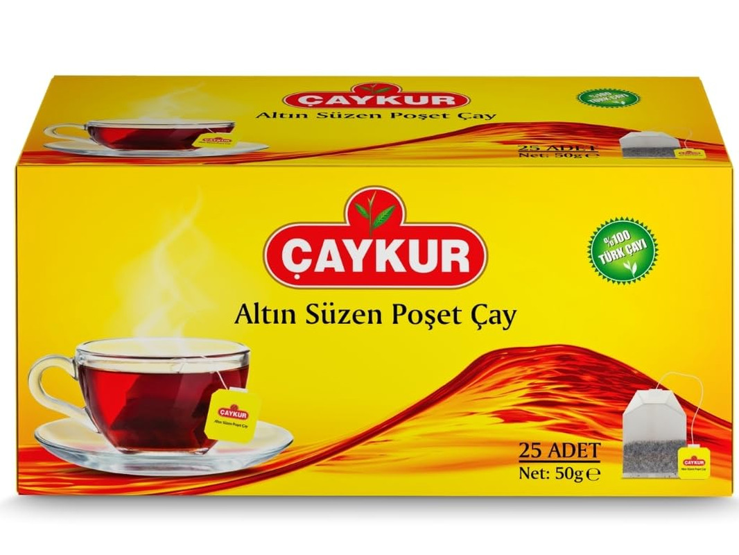 Black Tea Bags, Altın Suzen Turkish Tea, Individually Wrapped Cup Brew Bags, Bri