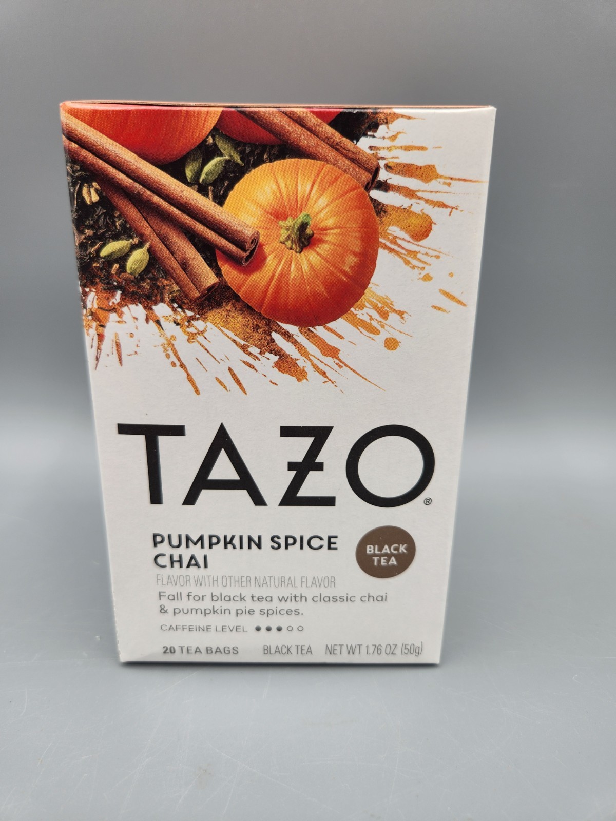 Tazo Pumpkin Spice Chai Black Tea 20 Bags Fall pumpkin pie spices