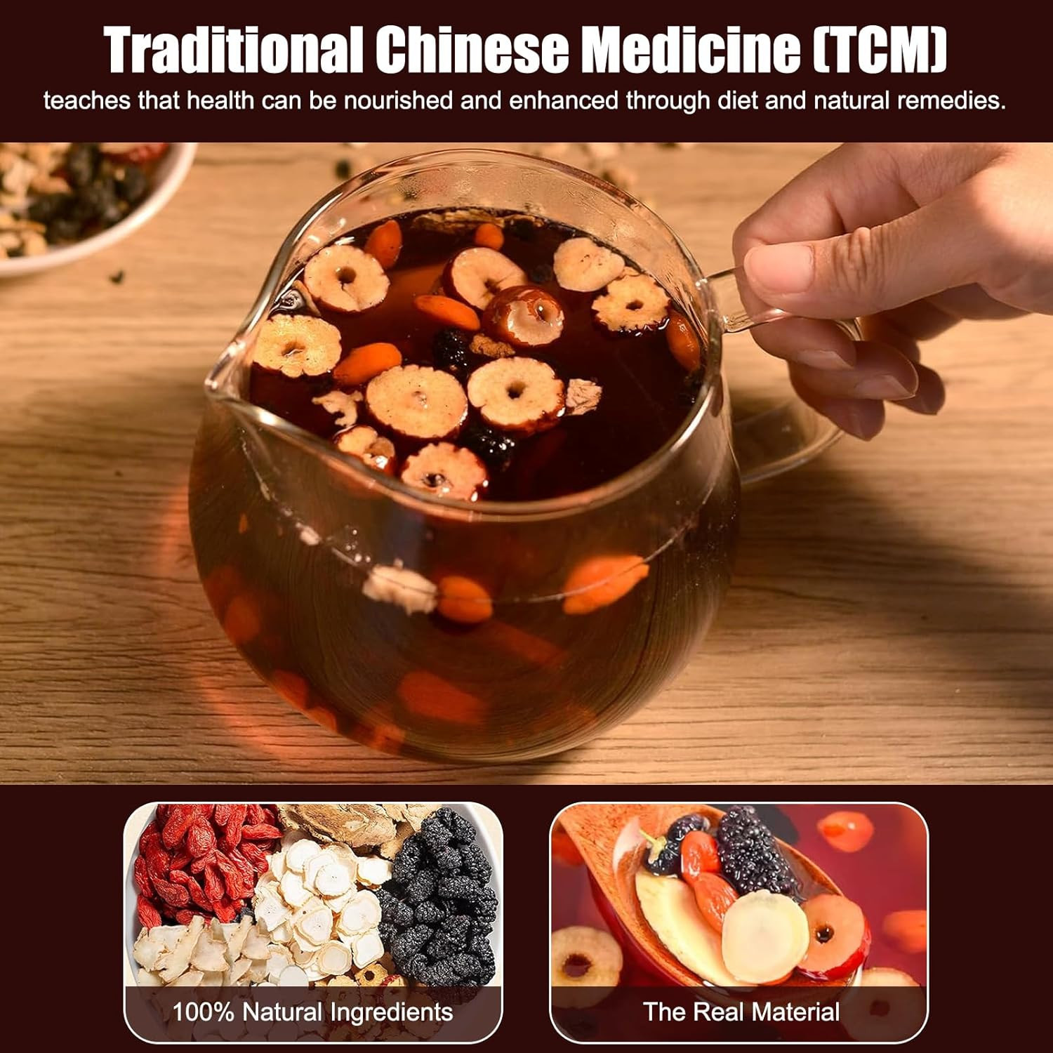 Kidney Tea 30 Bags Ginseng Six Treasure Tea Formula Traditional Chinese Herbal K