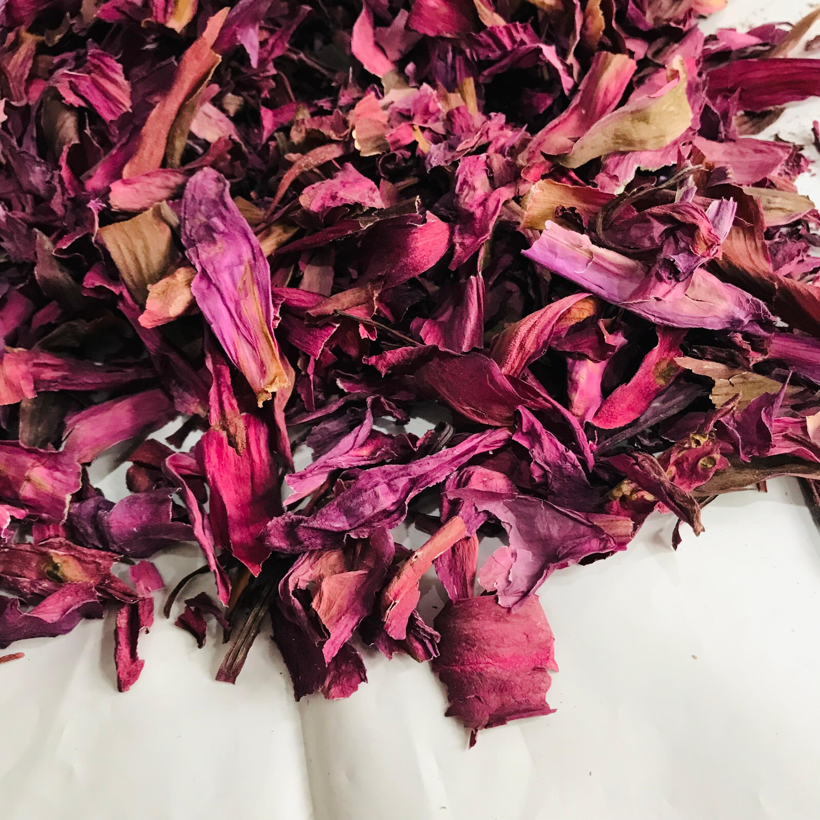 Dried Cut Red Lotus 1kg Nymphaea Rubra Flower Pure Organic Ceylon Herbal Tea