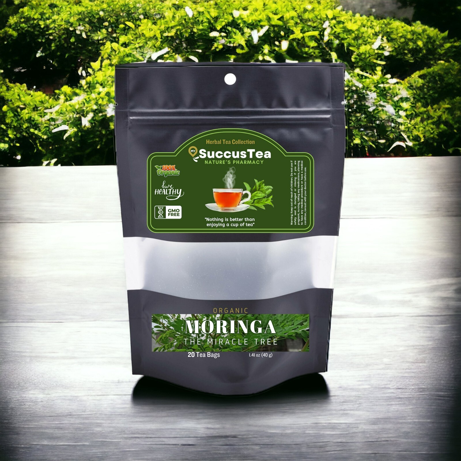 Organic Moringa Tea – 20 Bags