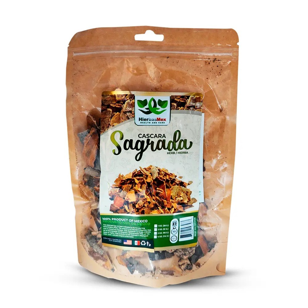 Cascara Sagrada Te Herbal 4 Oz., Herbal Tea 4 oz.-113g HierbasMex