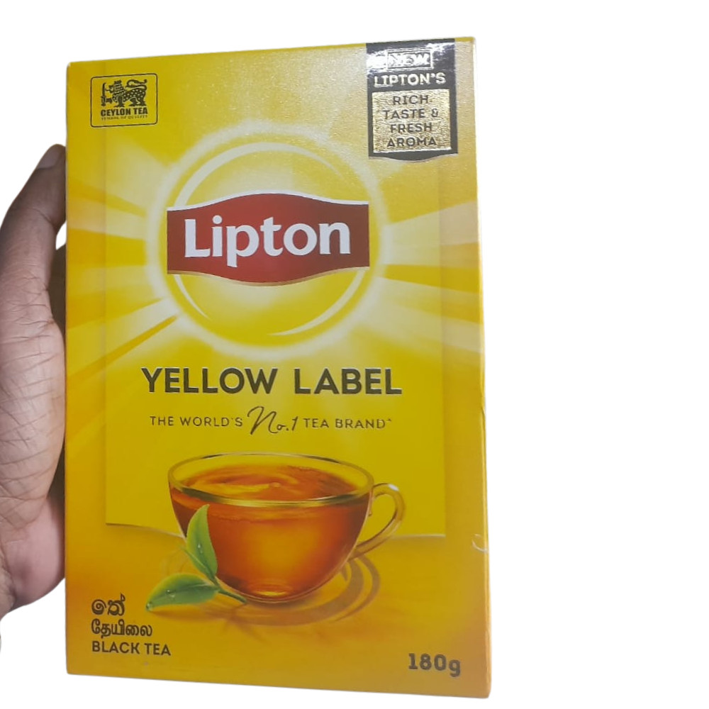 Lipton Yellow Label Black Tea-180g-Rich Taste & Fresh Aroma Ceylon tea