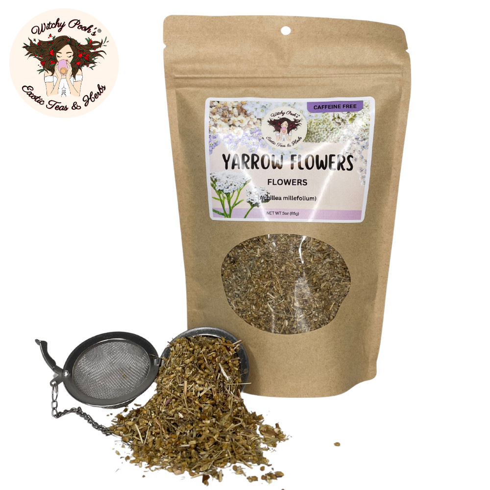 Yarrow Flowers, Flowers Dried, Flowers Whole, Dried Herbs, Food Grade Herbs