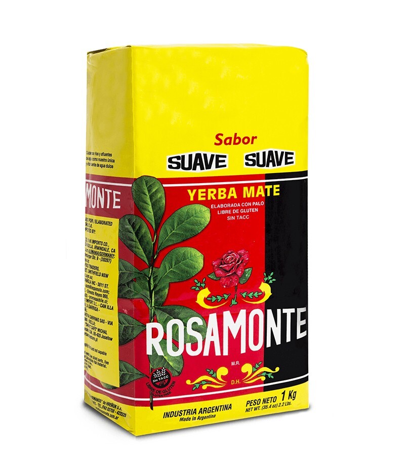 Rosamonte – Suave (light) Yerba Mate 1kg / 2.2lb