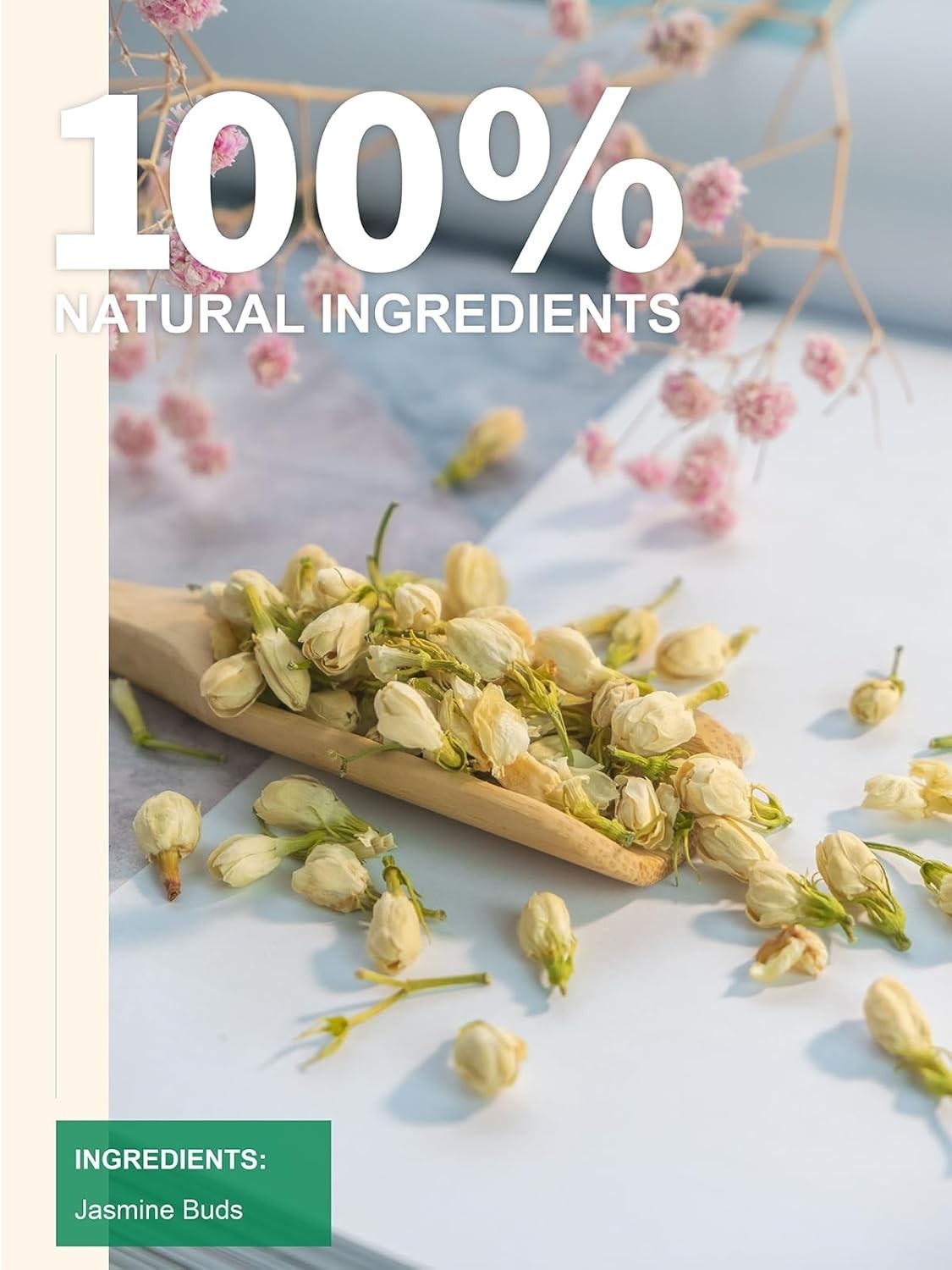 Versatile Caffeine-Free Jasmine Buds – Ideal for Tea, Cooking, and Baking Bliss