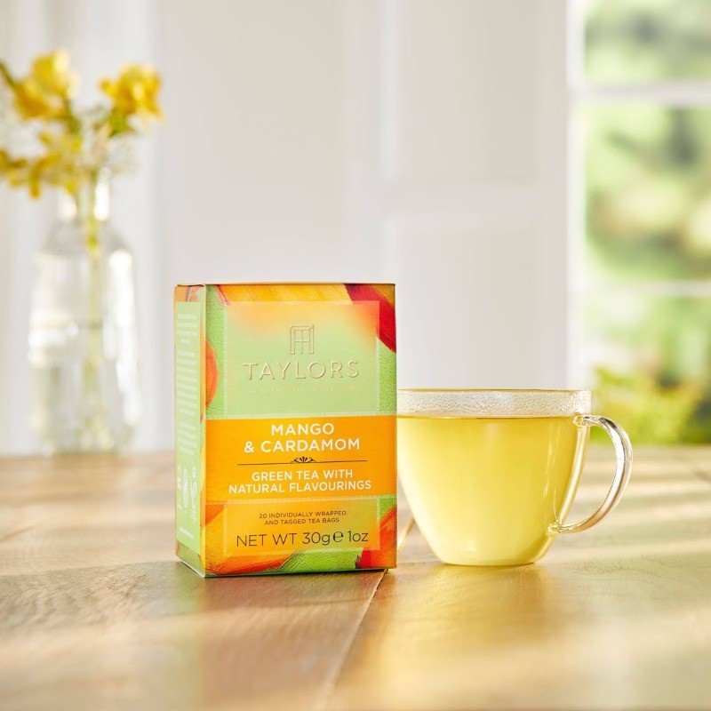 Mango & Cardamom Green Tea Bags – 60ct