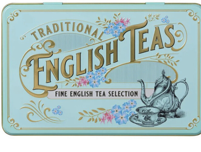 Touch Organic Tea Blends FRUIT TEA STORY Tin Book 60 Pages Elegant Tea Gift ☕️