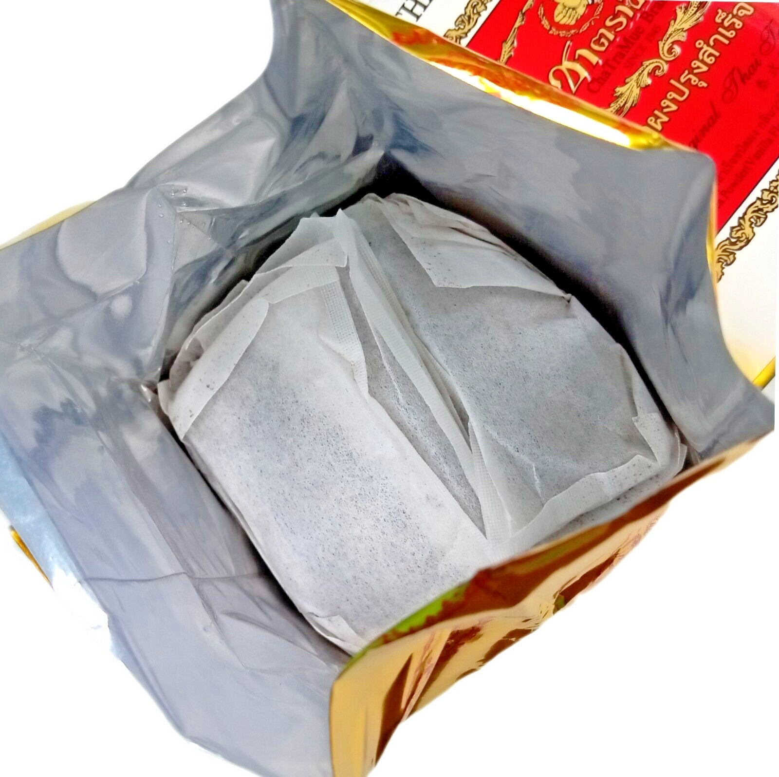 ChaTraMue Original Thai Tea – 3 Tins, 150 Tea Bags Total【US DDP】