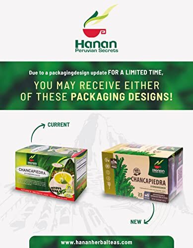 Hanan Peruvian Secrets Chancapiedra Herbal Tea | 100% Natural Stonebreaker | 25