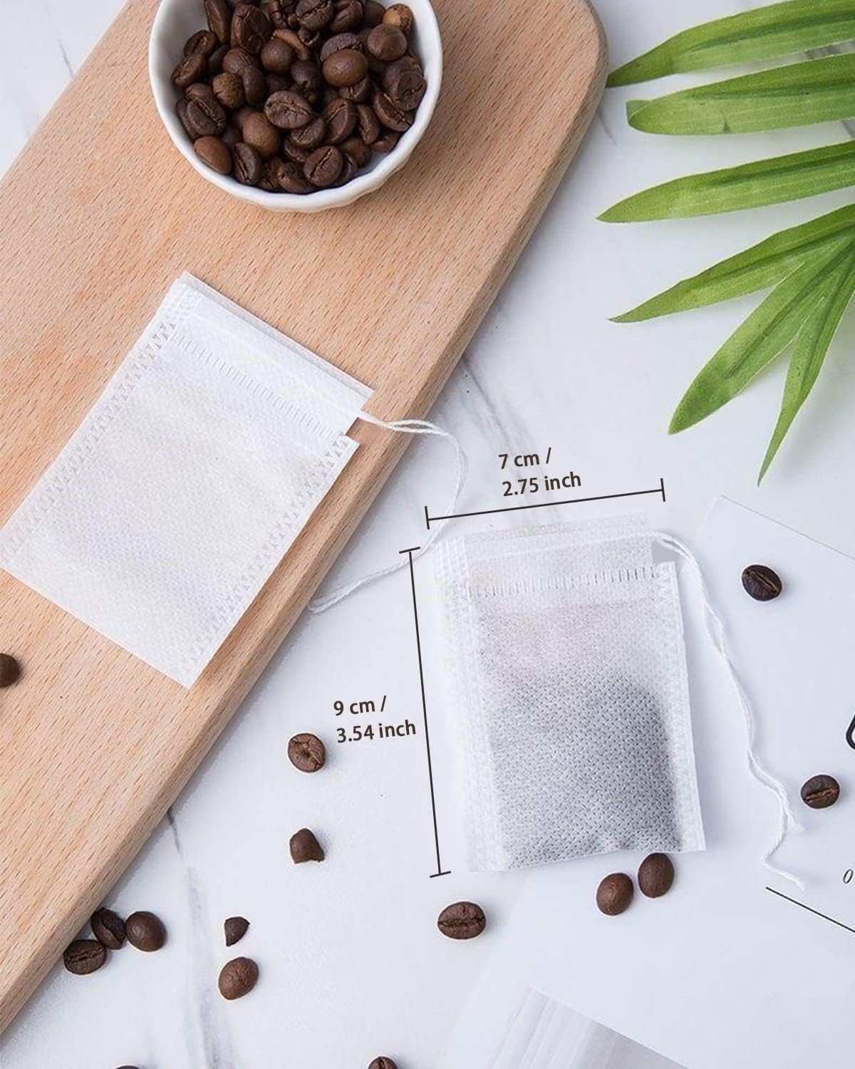 200pcs Disposable Tea Bags for Loose Leaf Tea, Tea Filter Bags with Free Tea …