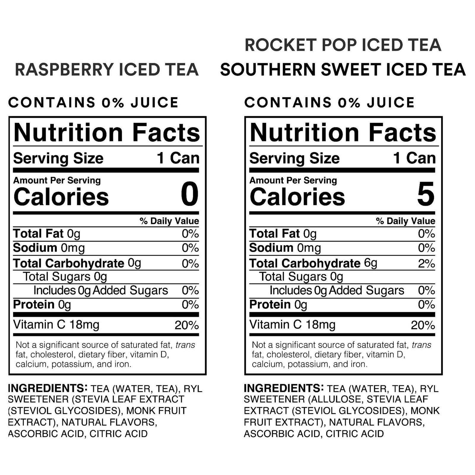 The Ryl Co. Iced Tea, Red White & Brewed Pack, 16 fl oz, 15-count