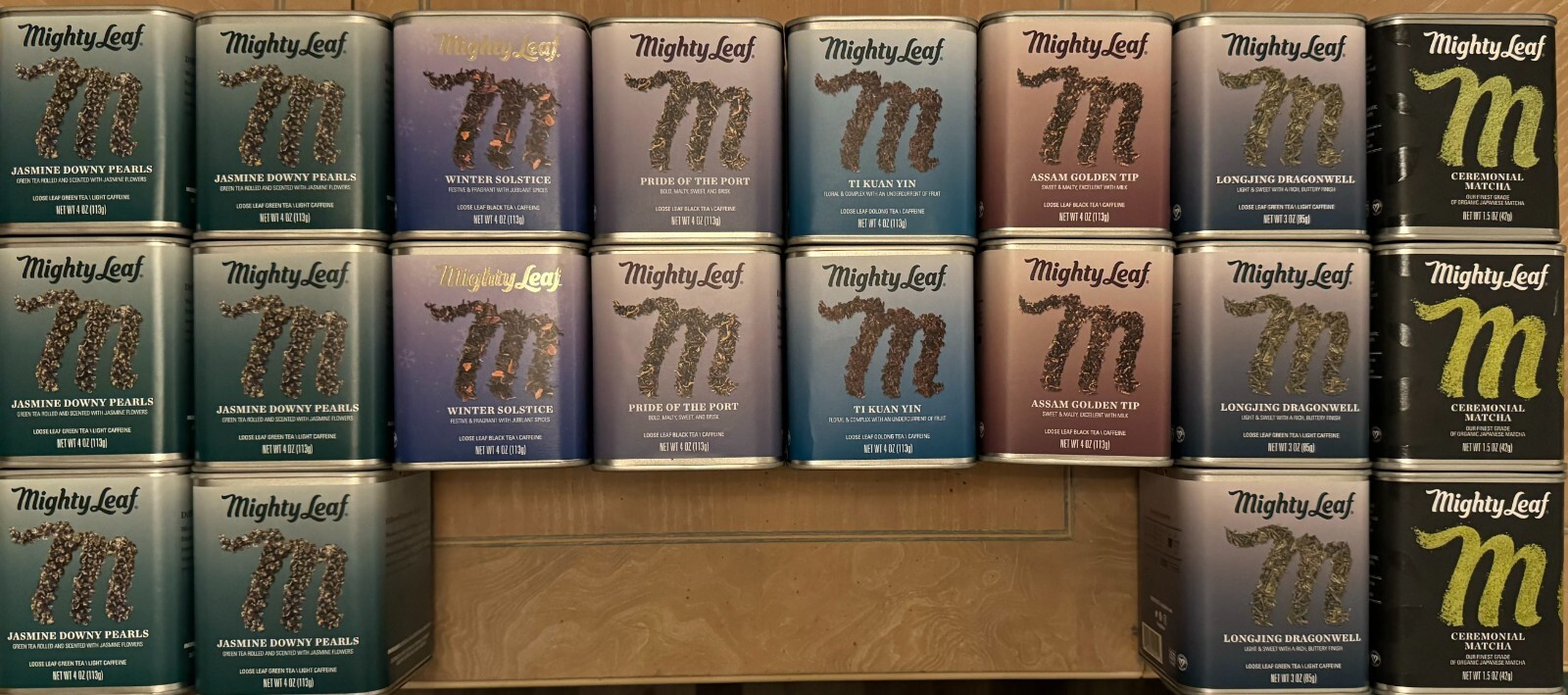 Mighty Leaf Loose Leaf Tea – Black Tea & Green Tea – 4.0 Oz (113g) ($25.95 MSRP)