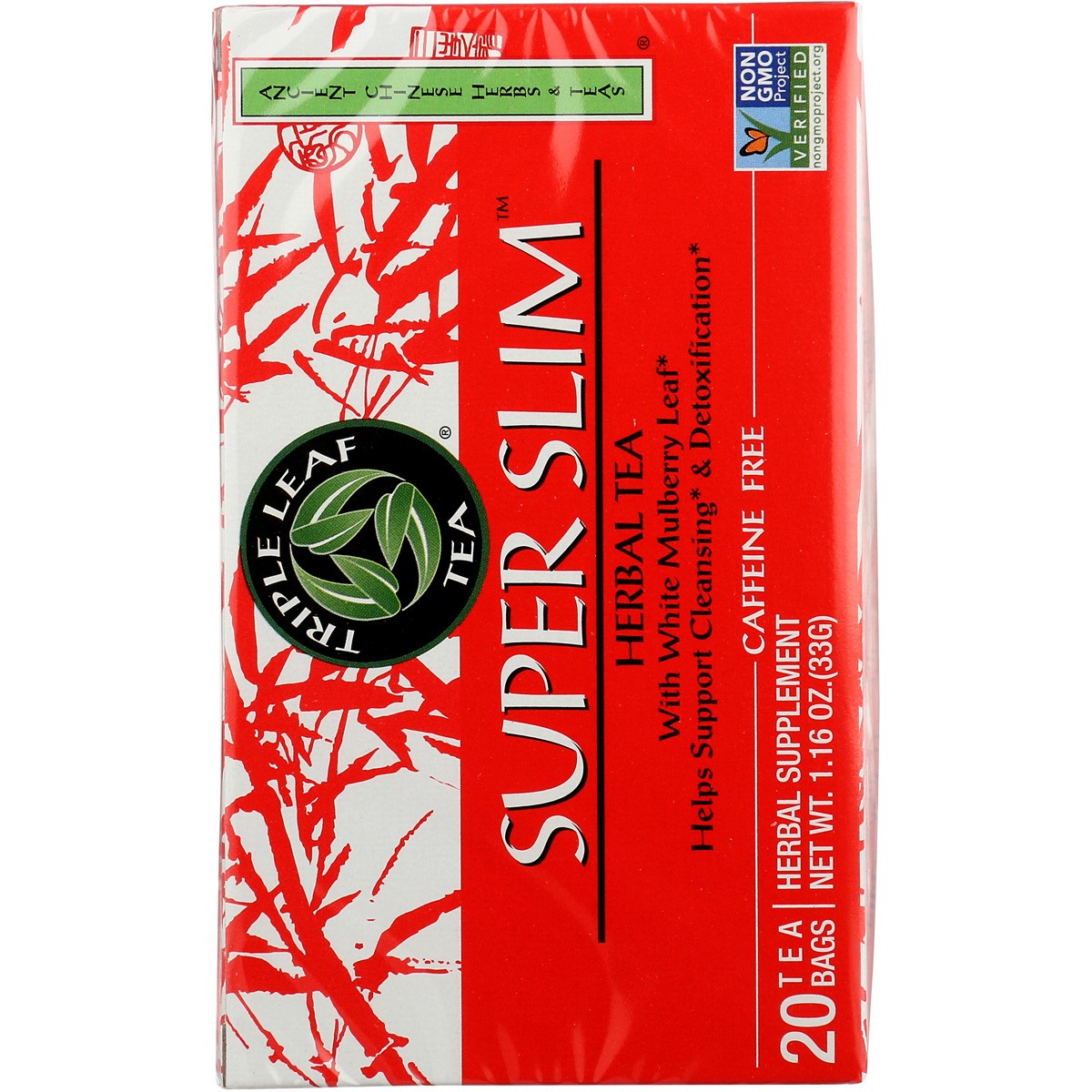 Triple Leaf Tea Super Slim Herbal 20 Bags Detox Rice Seeds 3 Pack
