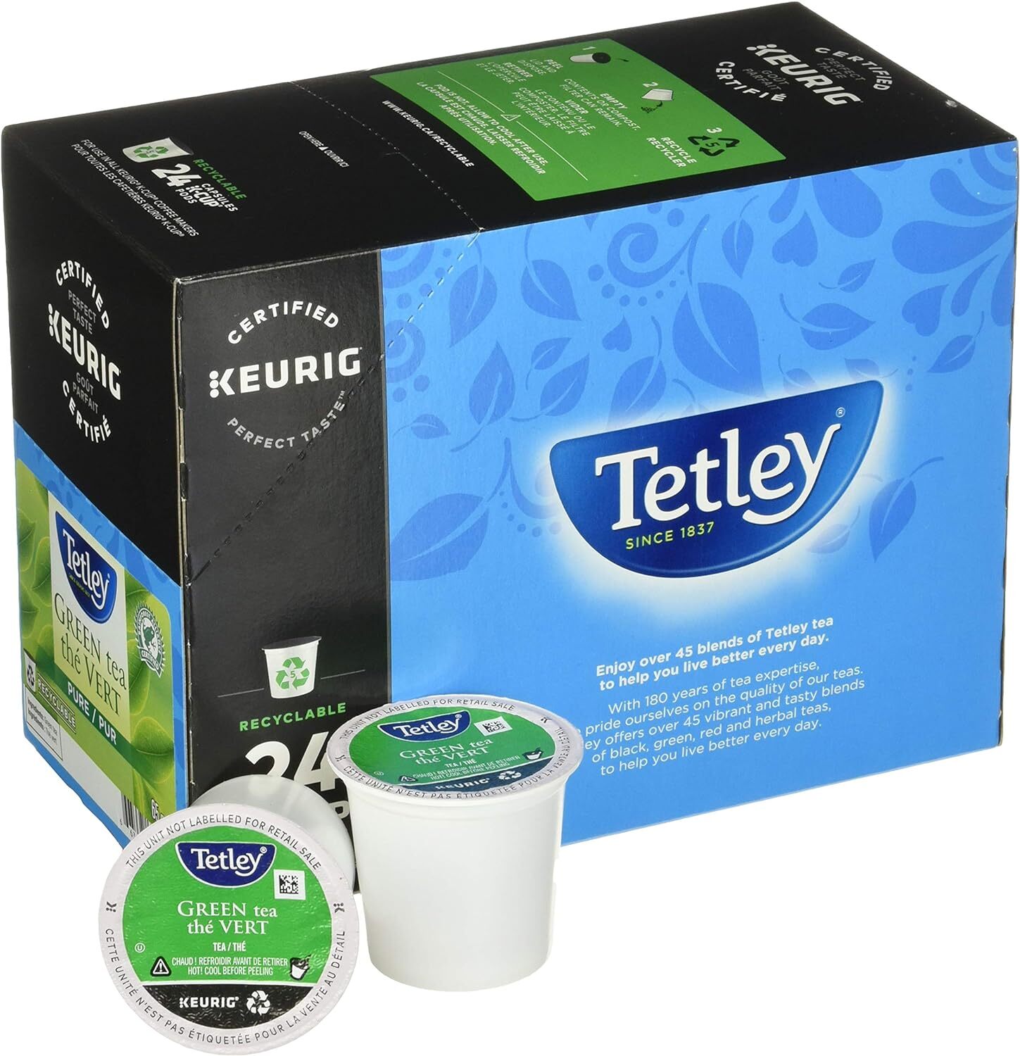 Tetley Green Tea 24 to 144 Count Keurig K cups Pick Any Size FREE SHIPPING