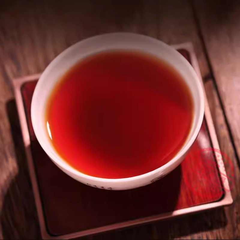 357g Yunnan Ancient Tree 2009 Old Ripe Pu’er Tea Cake Tradition Qizi Cake Tea