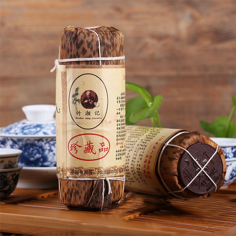 Premium Hunan Anhua Black Tea Brick 200g Natural Energy Herbal Tea for Men