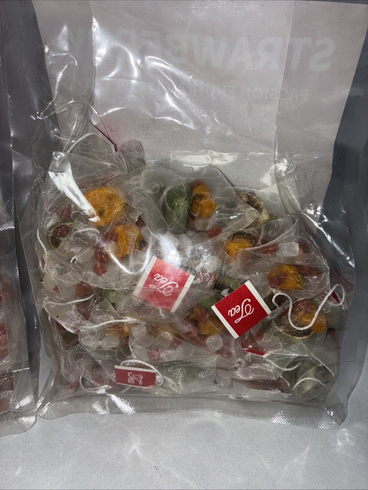 2 Sealed Bags Strawberry Passion Ice Fruit + Citrus Tea Bags