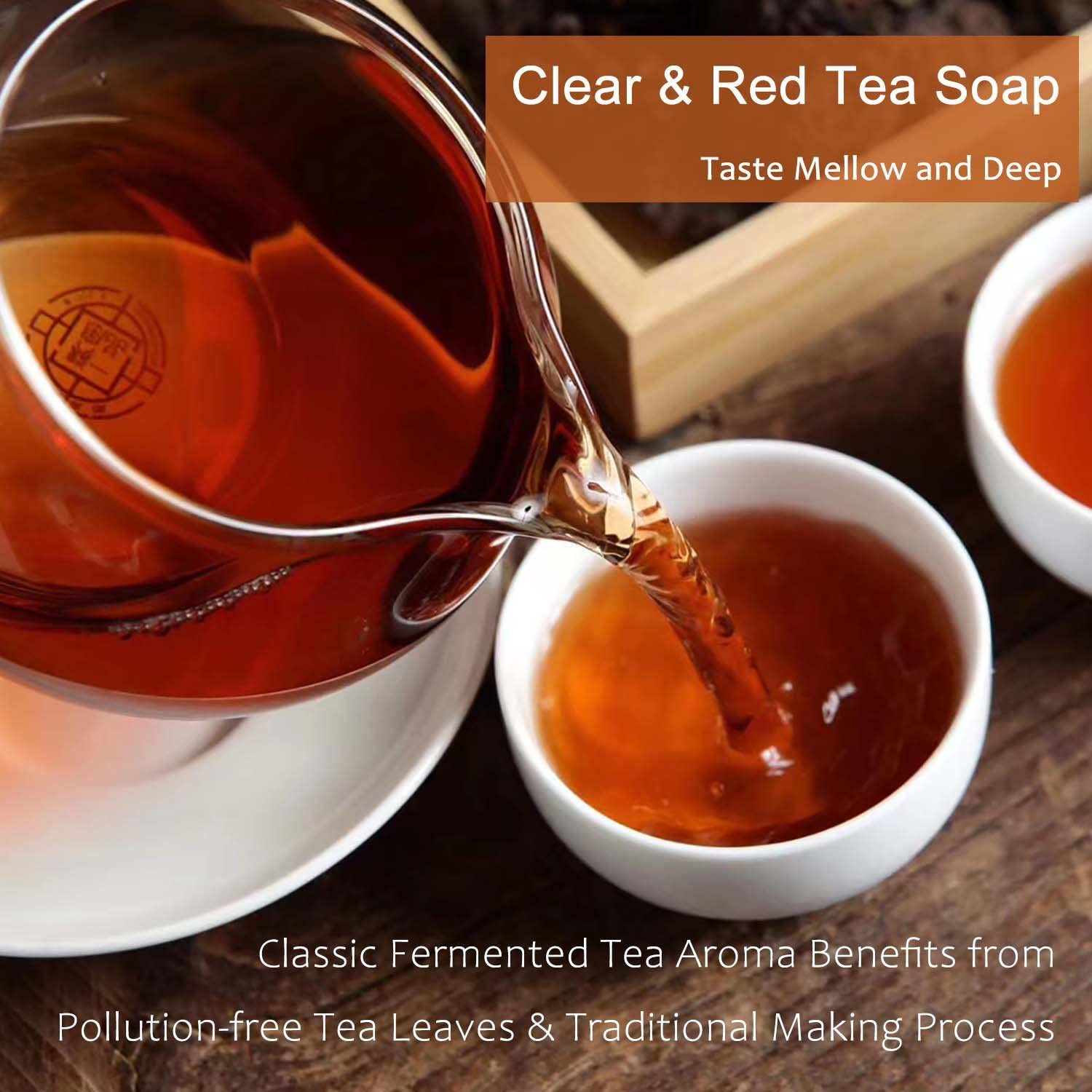 Chinese Puerh Tea, Black Tea, 5 Years Aged Fully Fermented Red Tea, 30 Count Bal