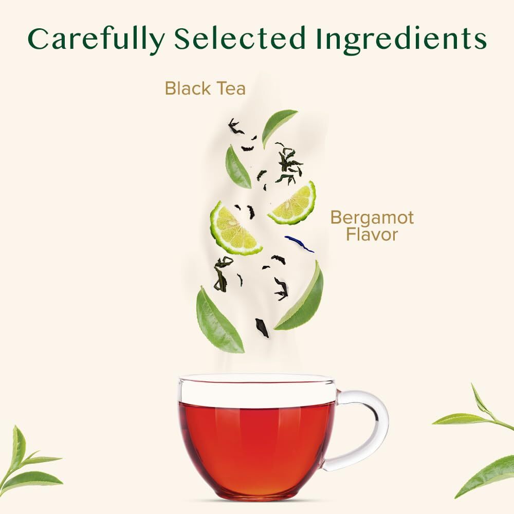 Earl Grey Tea Loose Leaf 170+ Cups 340g/12oz Citrusy & Delicious Black Tea Ble