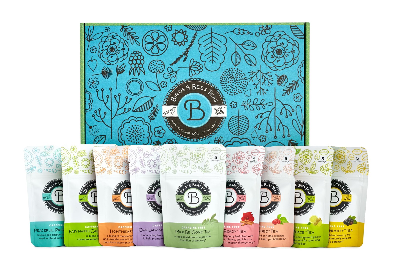 Pregnancy Tea – Perfect Pregnancy Gift for Expecting Momma – Birds & Bees Tea…