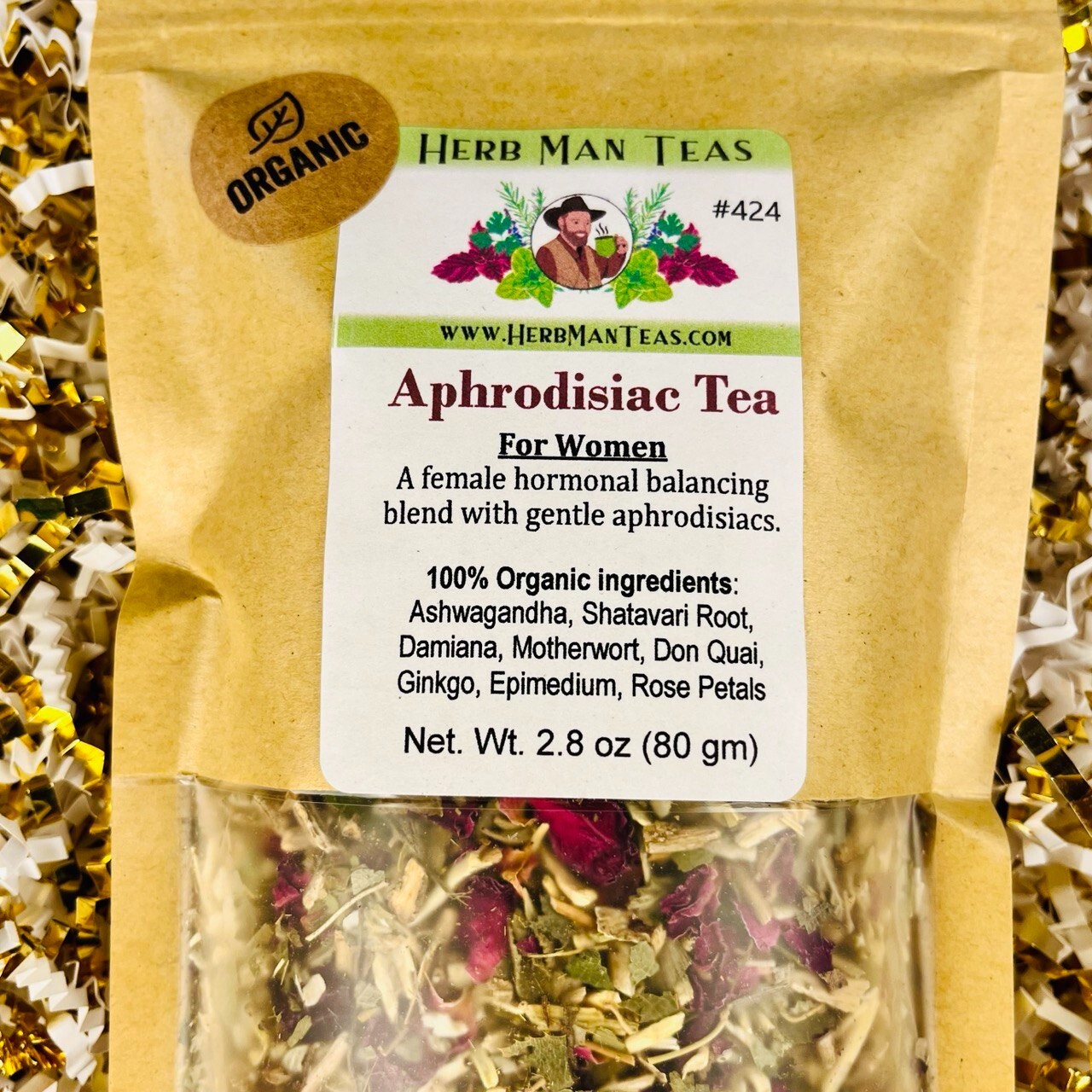 LIBIDO TEA for women -hormonal balancing with gentle Aphrodisiacs for women