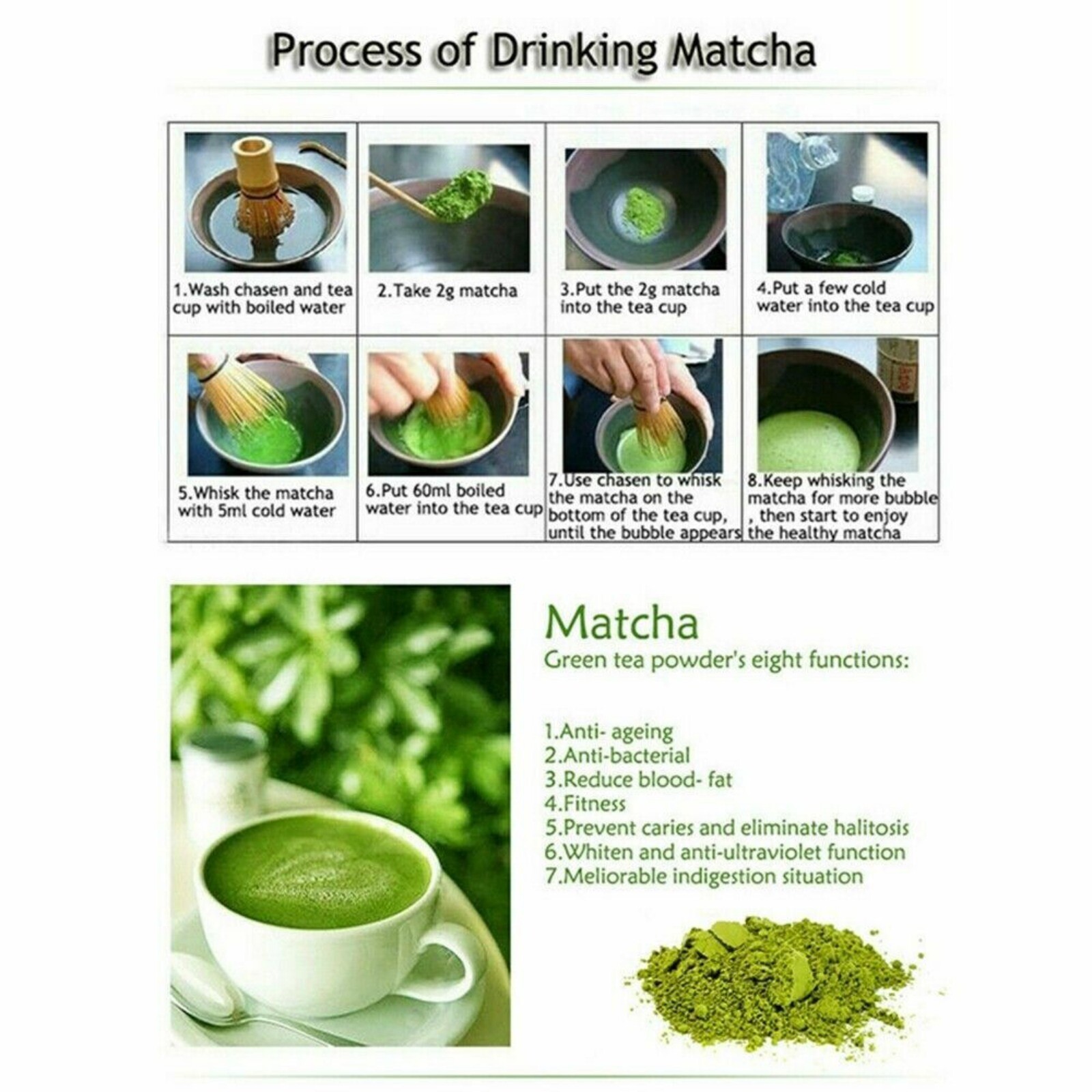 🍵GMA 100% Organic Matcha Green Tea Powder Pure Japanese Culinary Grade 70 Grams