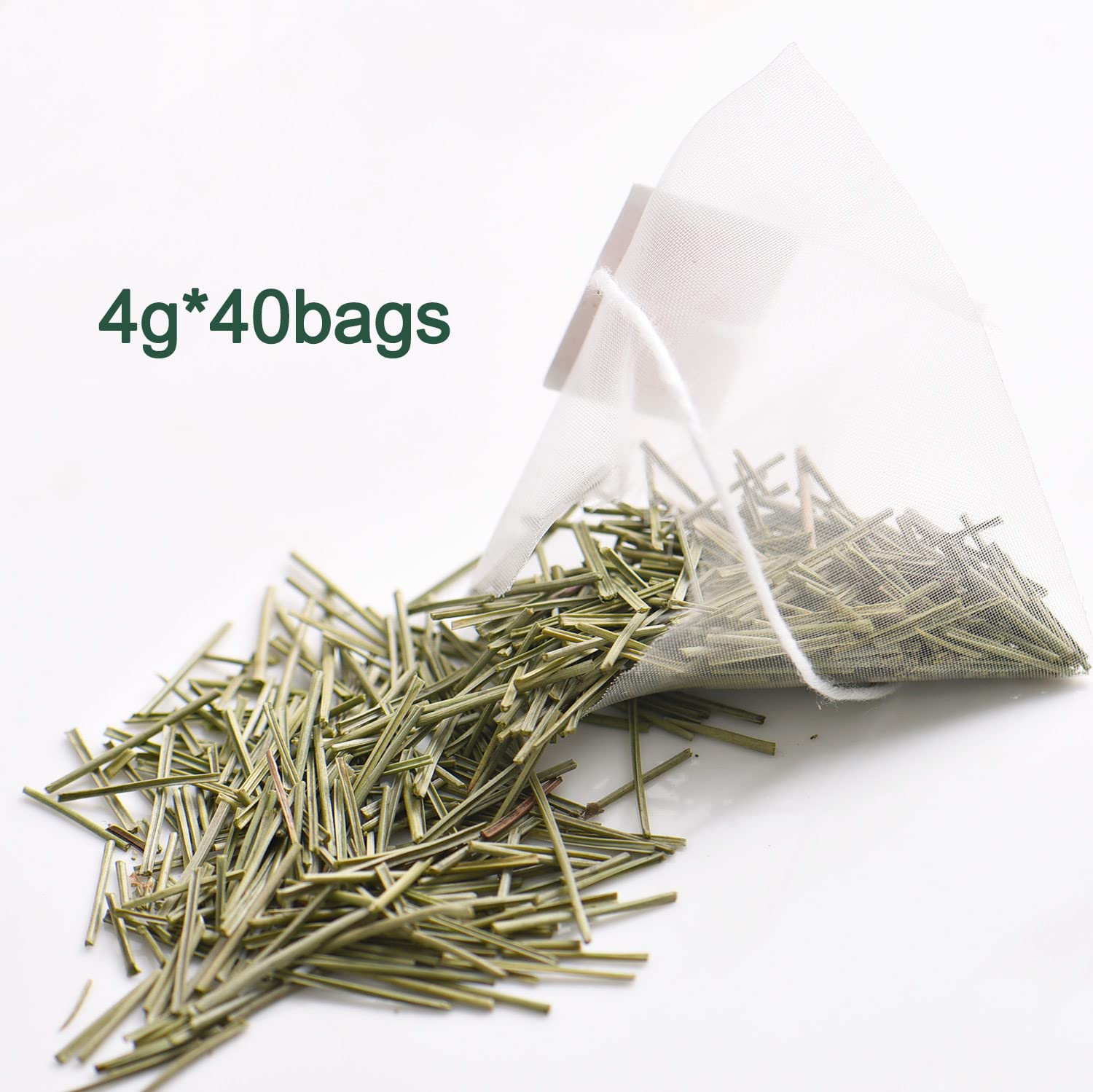 Wild Dried White Pine Needle Tea- 40 Bags, 4G/Bag- 100% Natural Pure Pine Needle