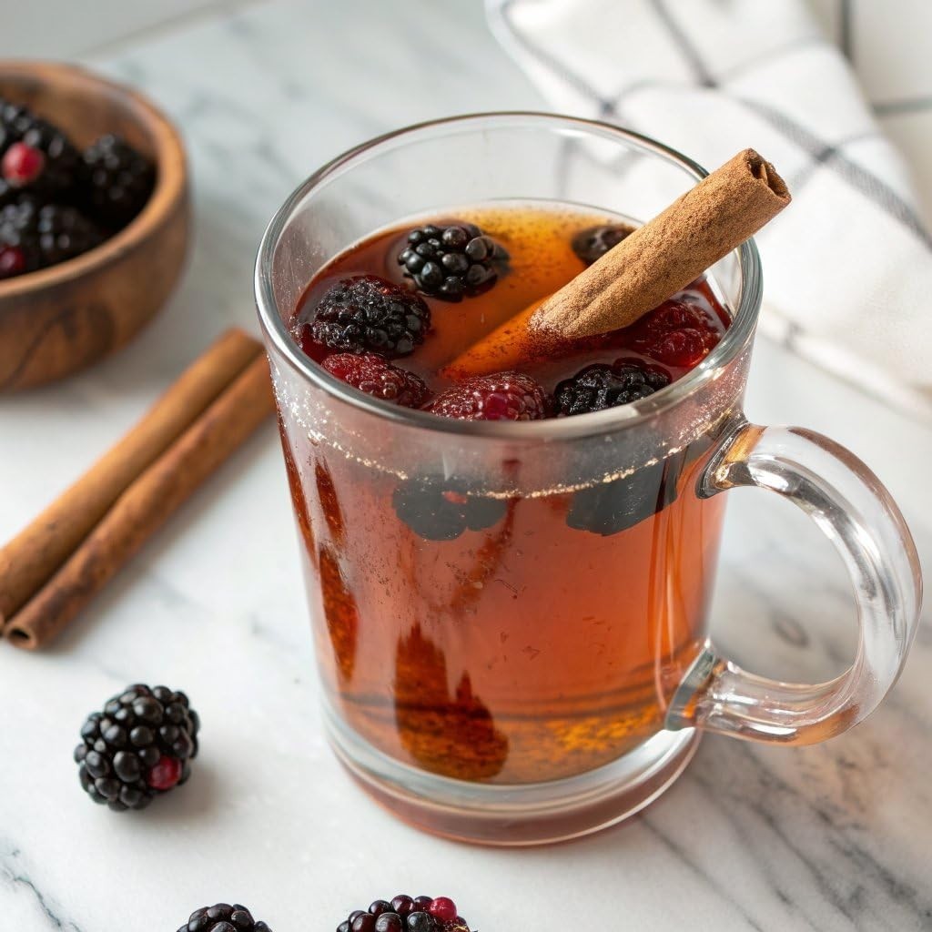 Cinnamon & Black Berry Tea Bags, 18 ct – Moderately Sweet with Healthy Perks
