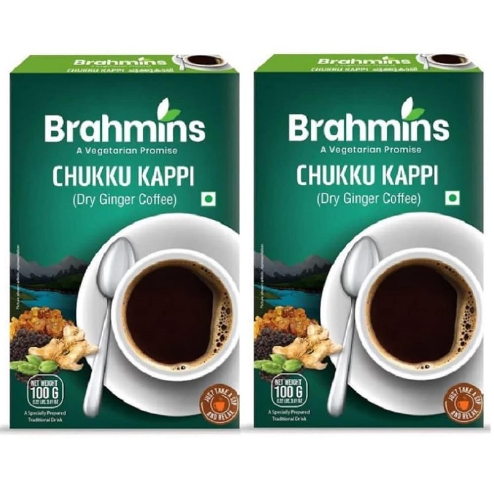 Ginger Instant Coffee Kerala Chukku Kappii Brahmins 200gms – PACK OF 2
