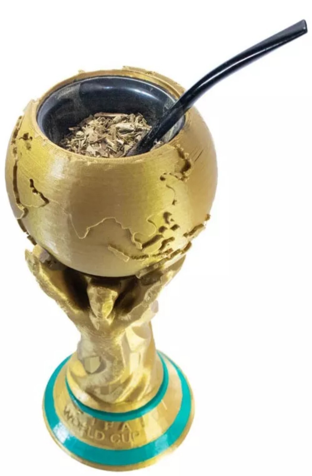 Mate Copa Del Mundo. 3D Pla. World Cup. Qatar. Mundial Futbol. Messi Argentina