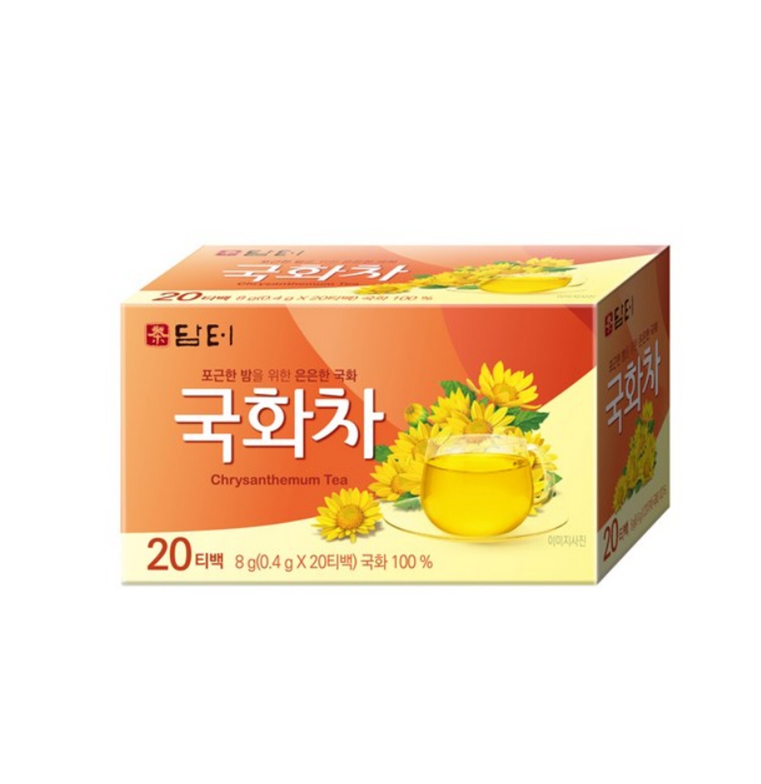 100% Korean Chrysanthemum Tea Damtuh 20 Tea bag Free Shipping with tracking