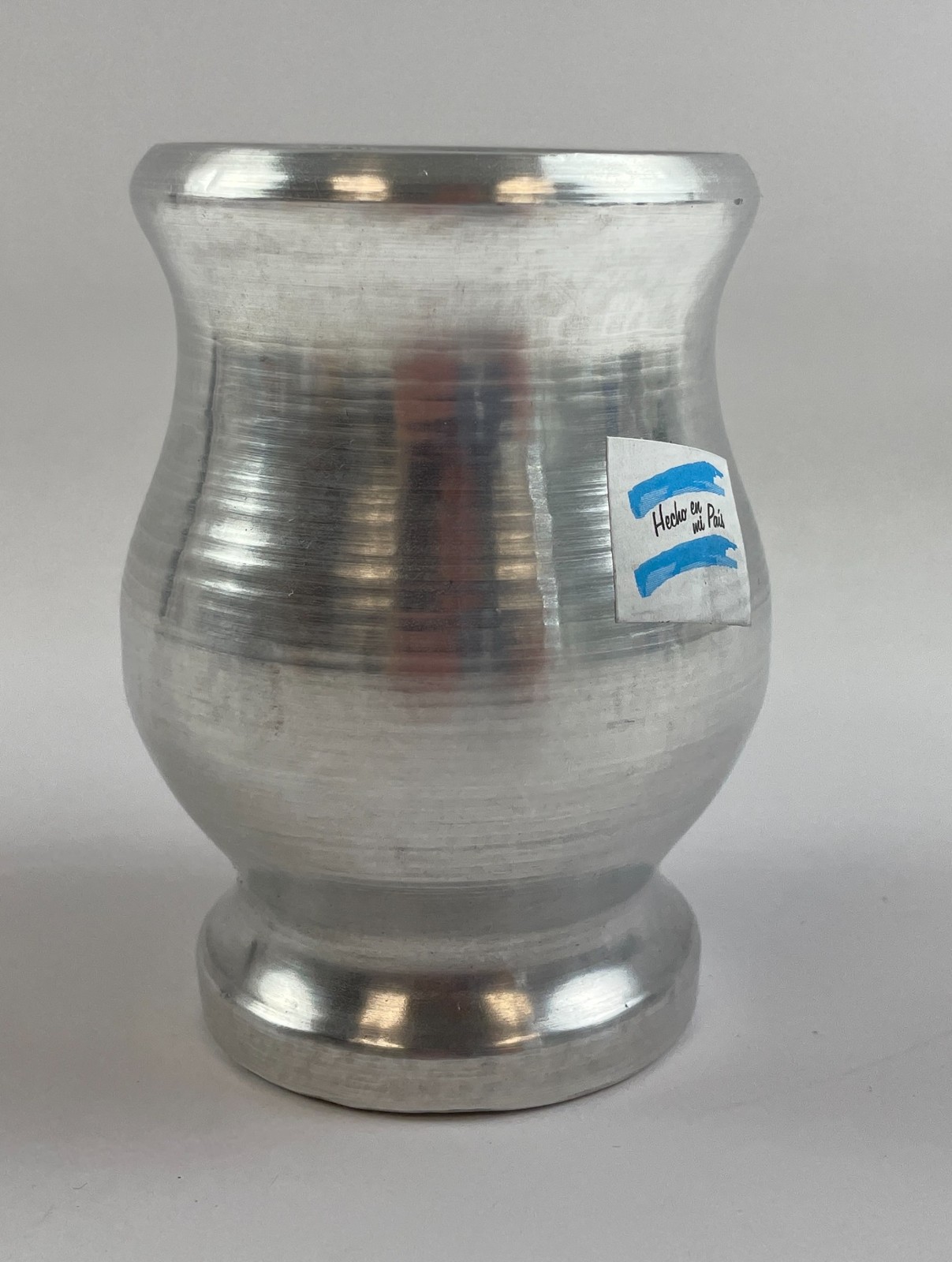 Mate Gourd Silver Double Walled Stainless Steel