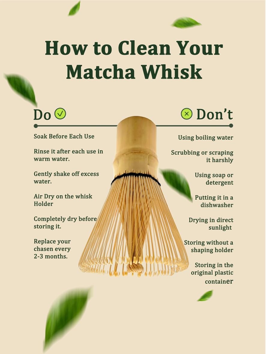 Matcha Whisk Set, 7 Pcs Matcha Kit with Spouted Bowl, Sifter and Whisk Holder…