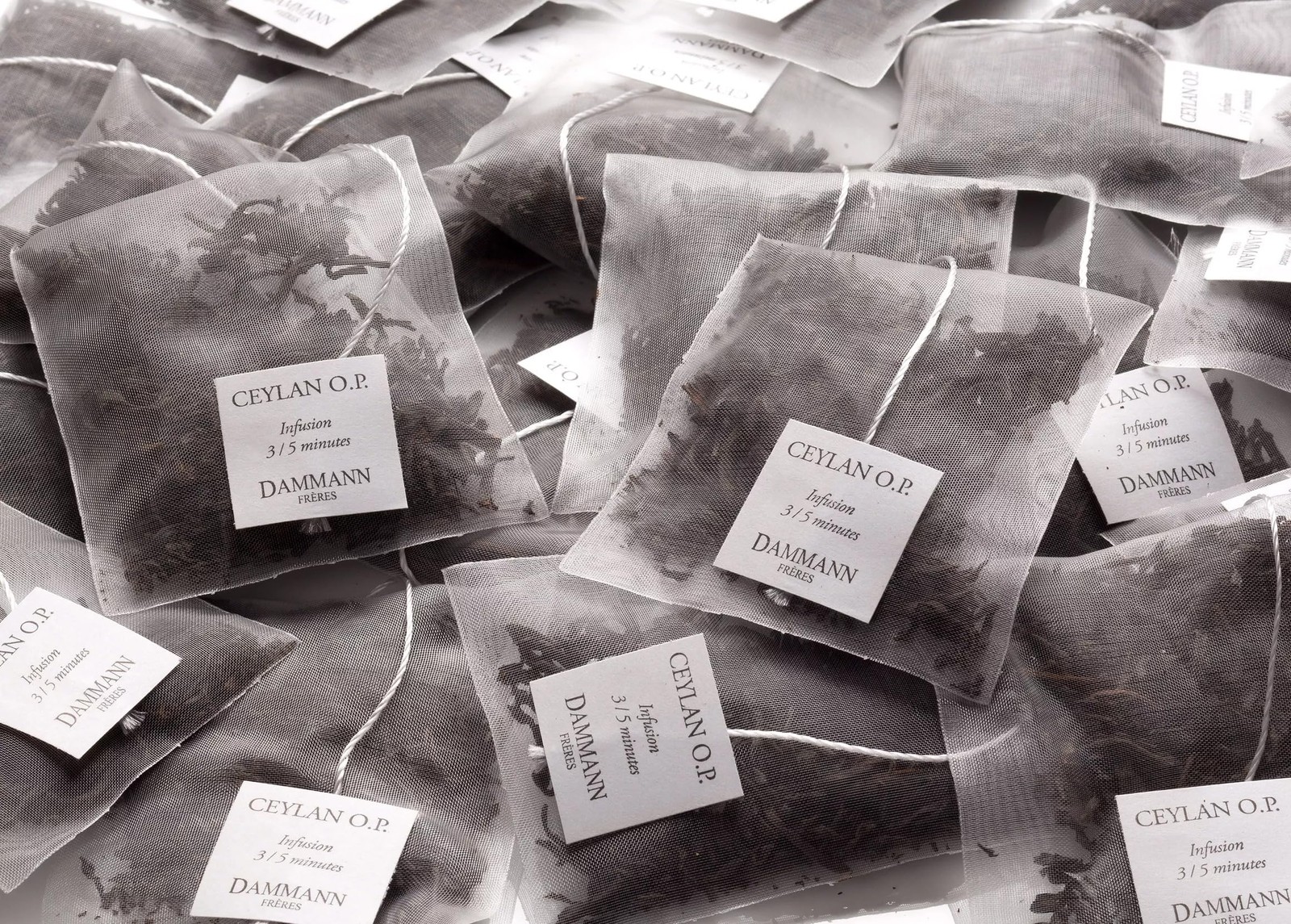 Dammann Freres Sachets, Ceylon Tea Bags, Premium Gourmet French Black Tea, 50…
