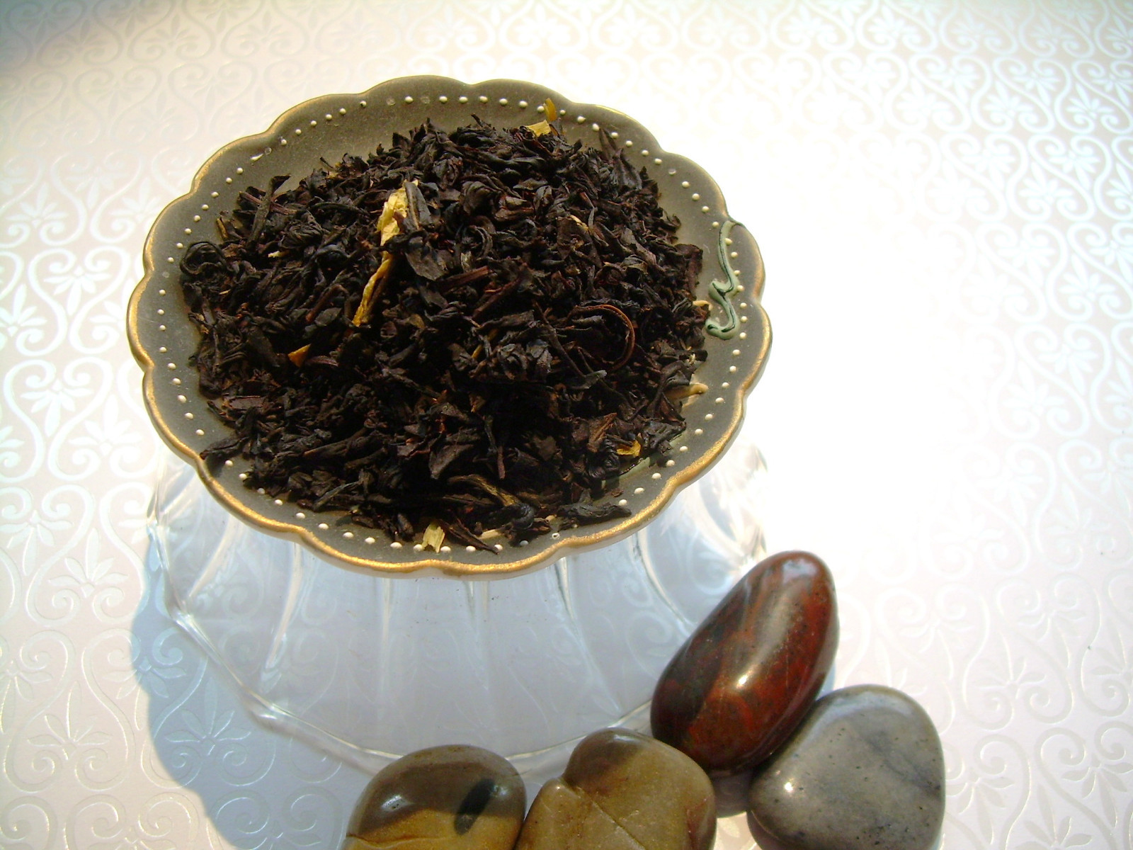 Peppermint Chocolate Loose Leaf Aged Asian Black Tea Blend Pure & Natural