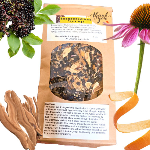 Elderberry Syrup Kit “Immunition Syrup” Immune Boosting Astragalus Reishi