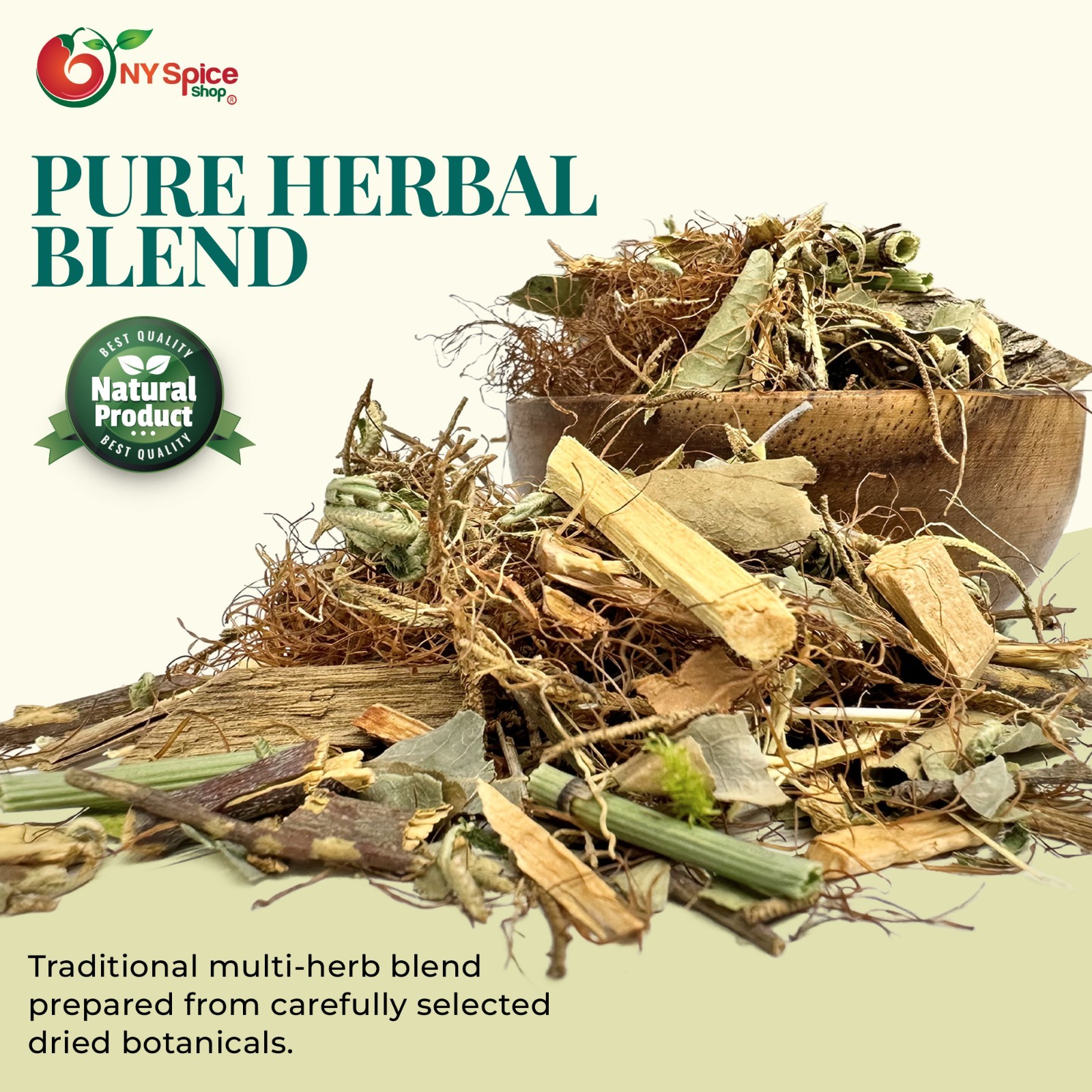 Traditional Rinosan Natural Herbal Infusion | Earthy Aromatic Wellness Herb