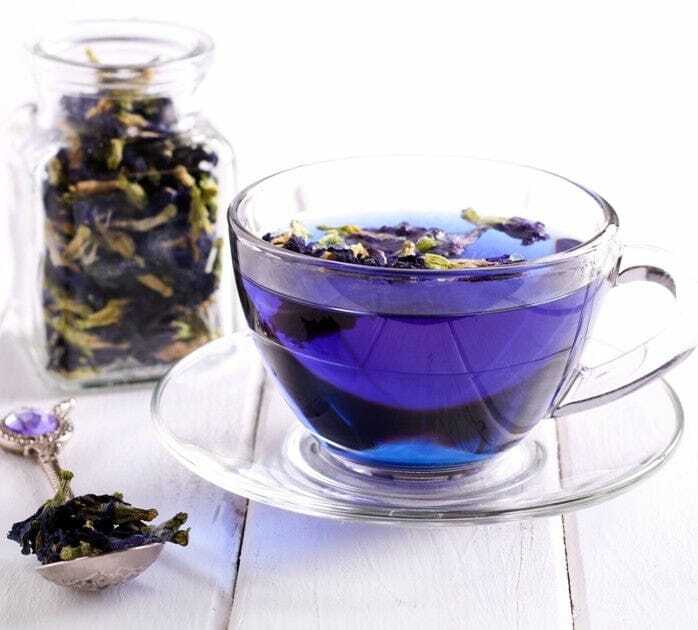 100% Natural wind dried organic blue butterfly pea flowers for teas & drinks 28g