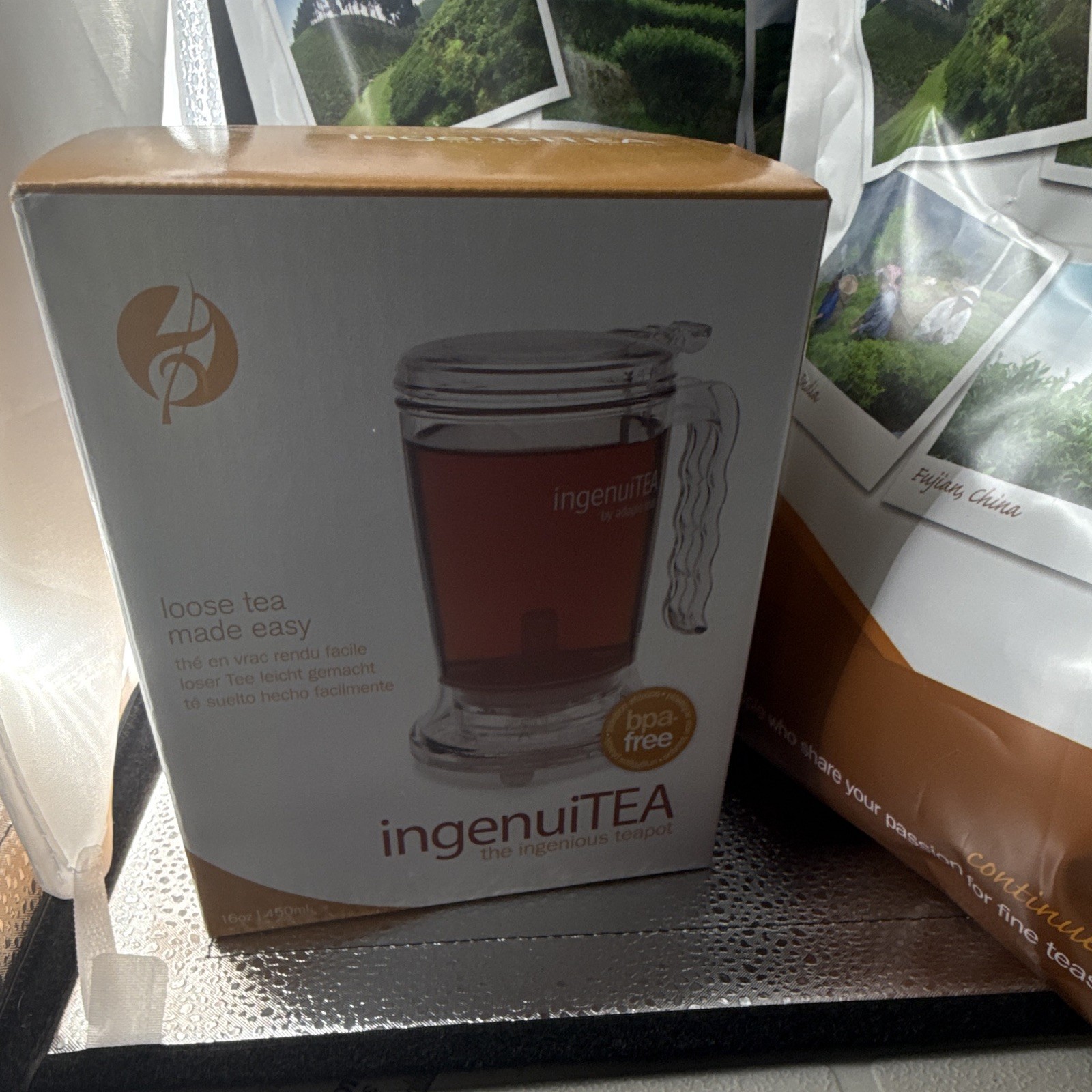 Adagio Teas Blood Orange & Jasmine Chun Hao Loose Leaf Tea w/ IngenuiTEA Infuser