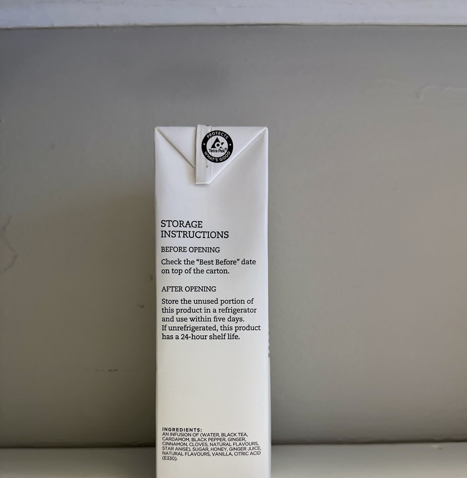 Starbucks Teavana Spiced Black Chai Tea Latte Concentrate