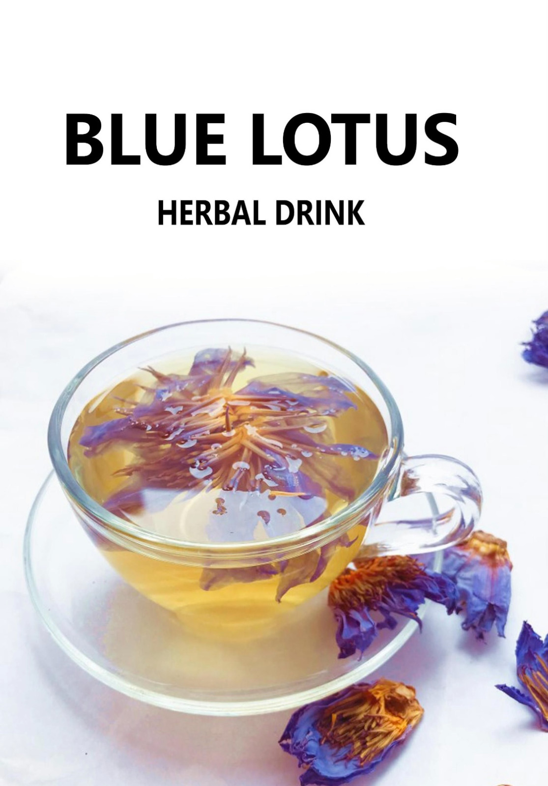 Blue lotus flowers, Dried lotus for tea, Blue lily, Egyptian Blue Lotus, Organic