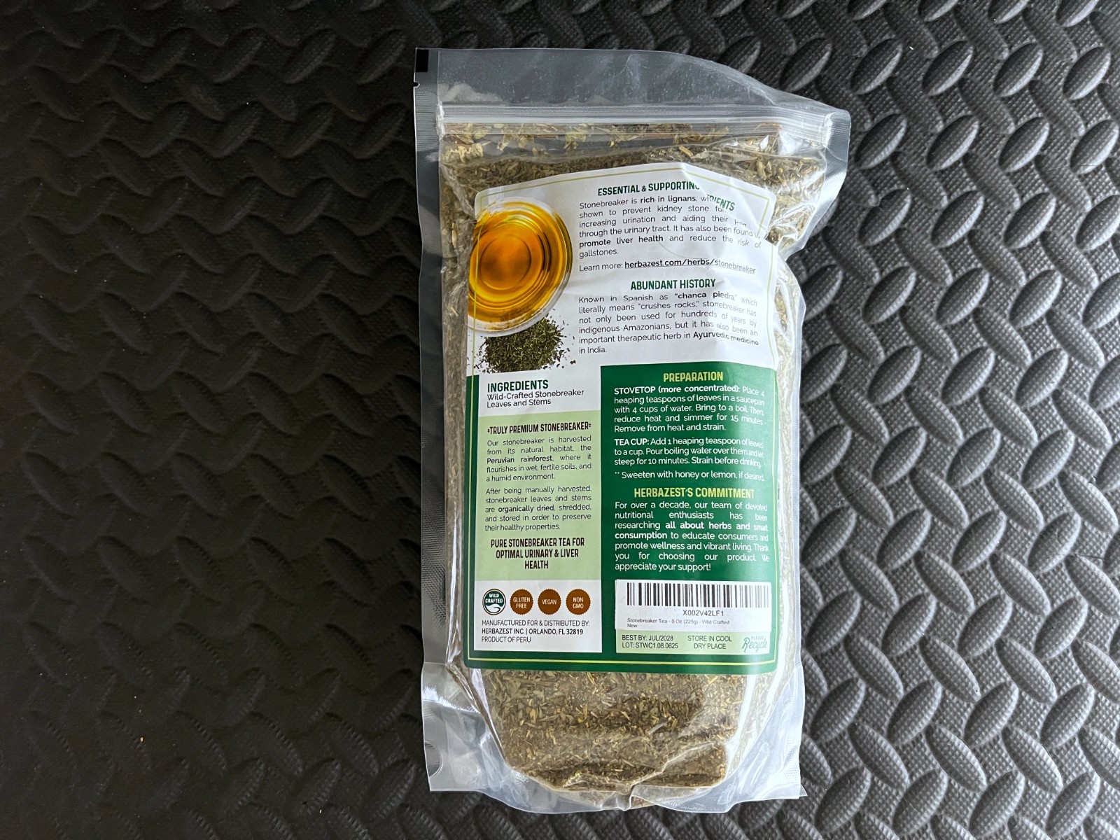 HerbaZest Chanca Piedra Tea Stonebreaker/Stone Breaker – 8oz Bag